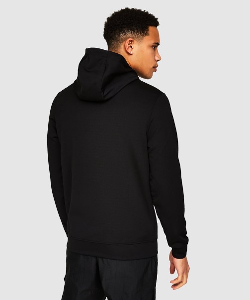 Zavetti Canada Black-Blue Growler Paint Overhead Hoodie