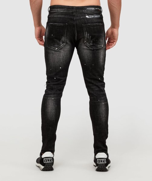Black Zavetti Canada Damiano 2.0 Slim Denim Jean