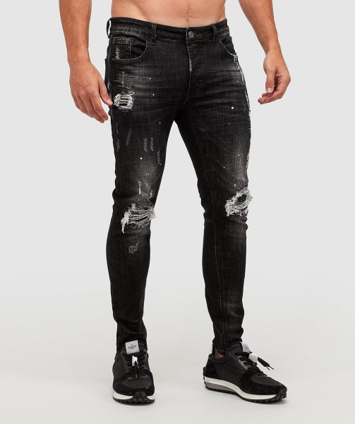 Black Zavetti Canada Damiano 2.0 Slim Denim Jean