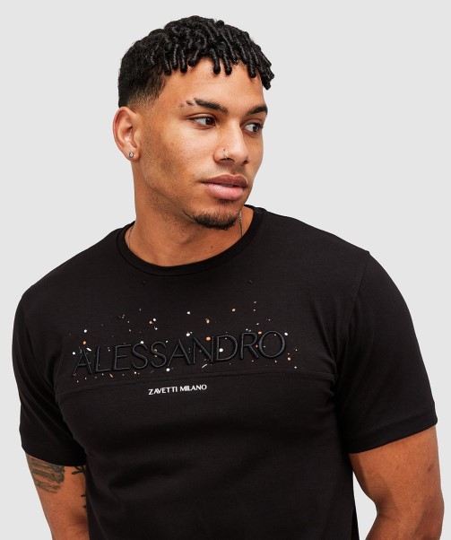 Zavetti Canada Porta T-Shirt Jet Black