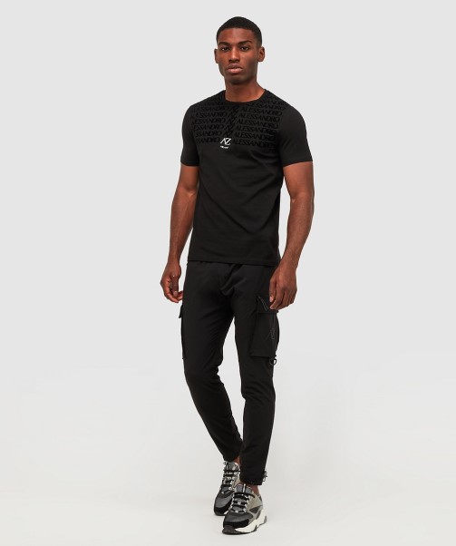 Jet Black Zavetti Canada Bianchi Woven Cargo Pant
