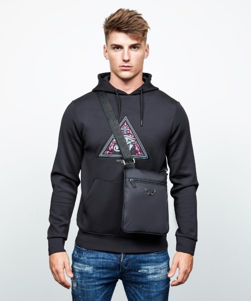 Nuova Messenger Bag Black Zavetti Canada