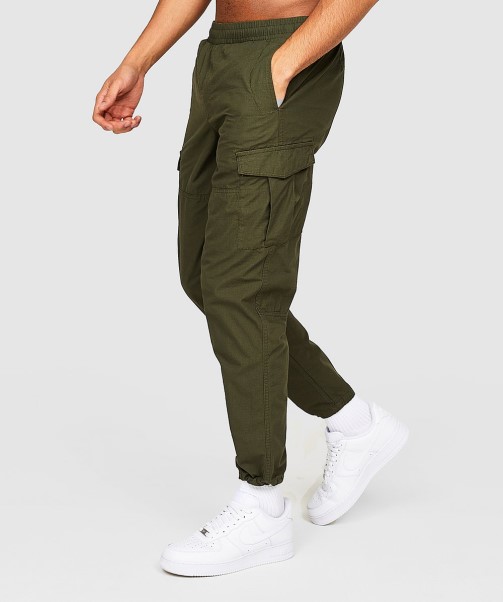 Khaki Larno Core Woven Cargo Pant Zavetti Canada