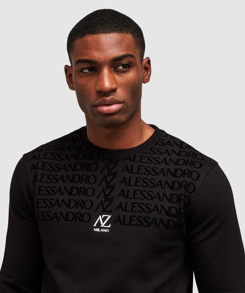 Renossi Sweatshirt Zavetti Canada Jet Black