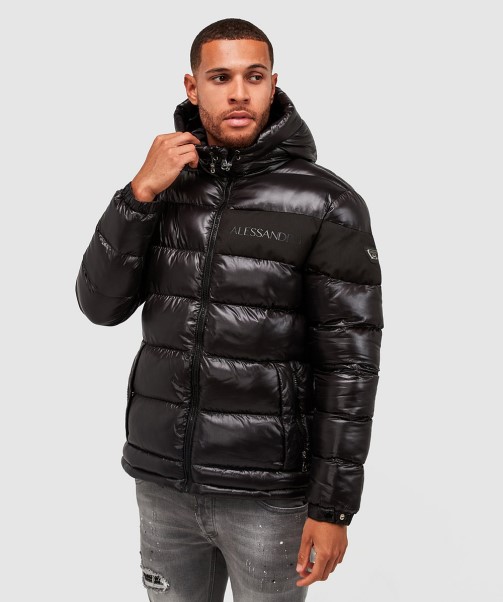 Zavetti Canada Black Catrio Puffer Jacket