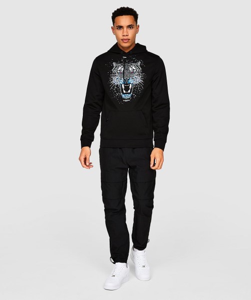 Jet Black Zavetti Canada Florenzi Woven Cargo Pant