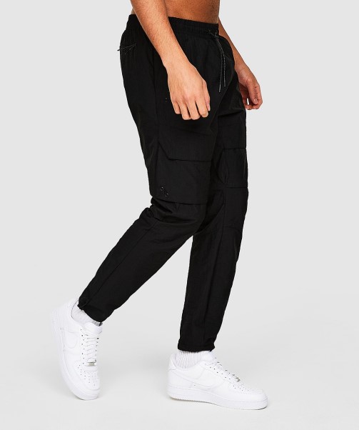Jet Black Zavetti Canada Florenzi Woven Cargo Pant