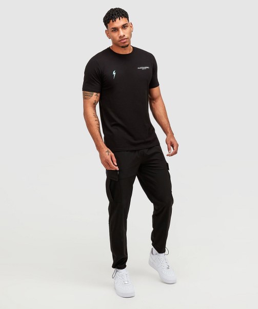 Aztec Beam Back Logo T-Shirt Zavetti Canada Jet Black