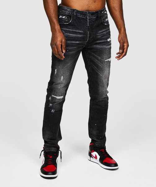 Ettore Loose Fit Jean Black Zavetti Canada