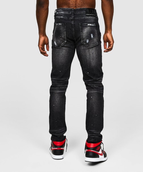 Ettore Loose Fit Jean Black Zavetti Canada