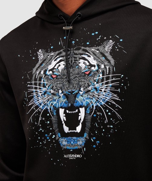 Growler Paint Overhead Hoodie Jet Black Zavetti Canada