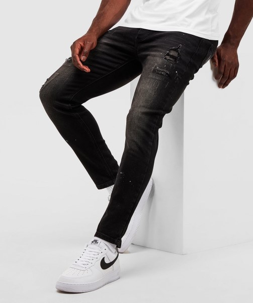 Zavetti Canada Apollo 003 Slim Jean Black