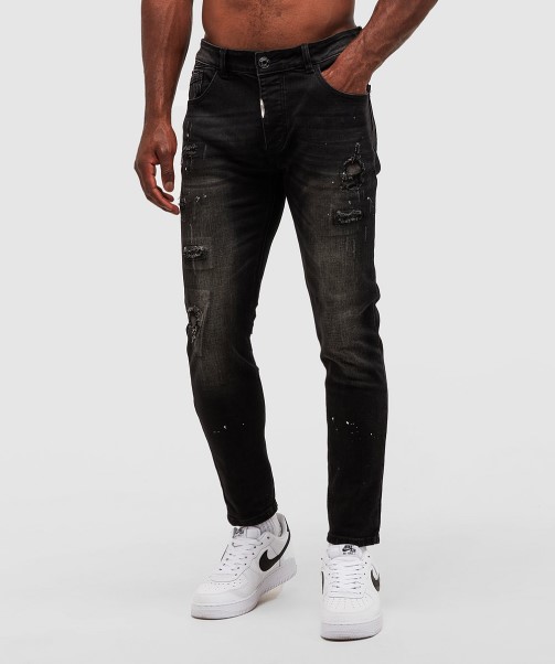 Zavetti Canada Apollo 003 Slim Jean Black