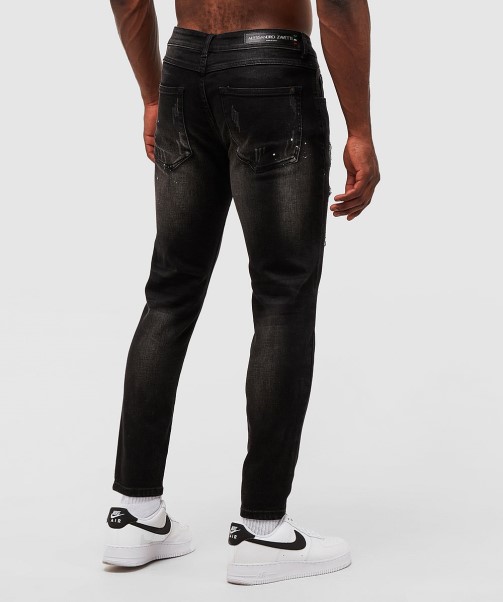 Zavetti Canada Apollo 003 Slim Jean Black