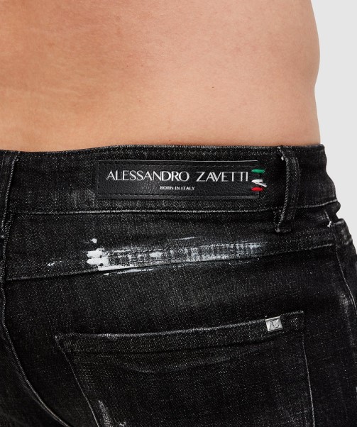 Blue Damiano 2.0 Slim Denim Jean Zavetti Canada