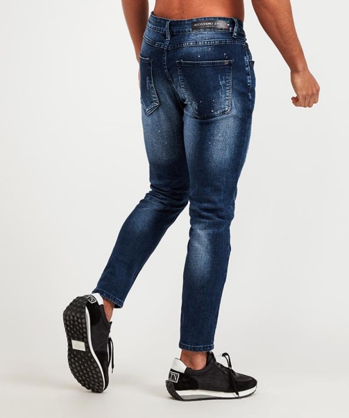 Mid Wash Leonelli Slim Jean Zavetti Canada