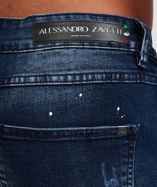 Mid Wash Leonelli Slim Jean Zavetti Canada