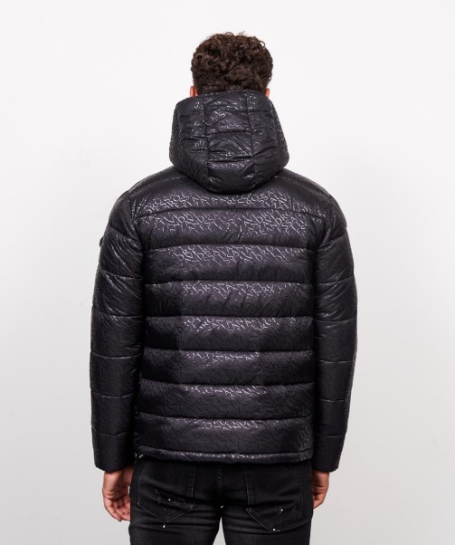 Zavetti Canada Black Tessicci Puffer Jacket