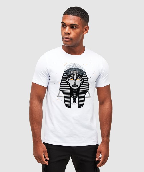 Zavetti Canada Pharaoh Splatter T-Shirt Optic White