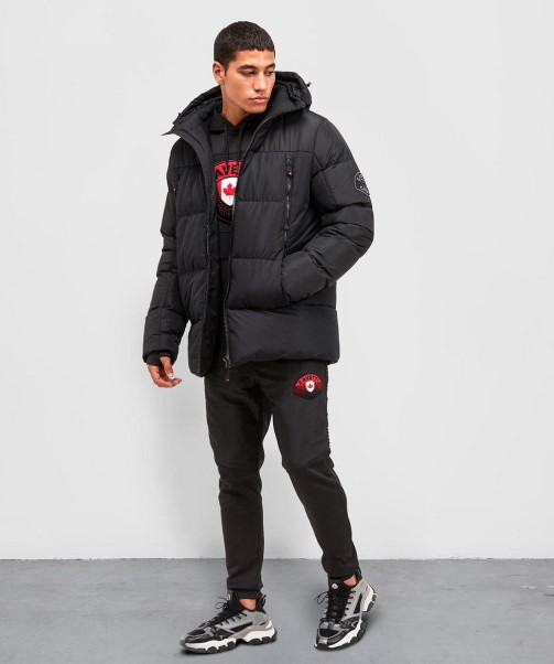Black Zavetti Canada Vamos Puffer Jacket