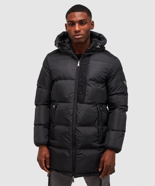 Torno Longline Puffer Jacket Navy Zavetti Canada