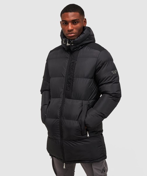 Torno Longline Puffer Jacket Navy Zavetti Canada