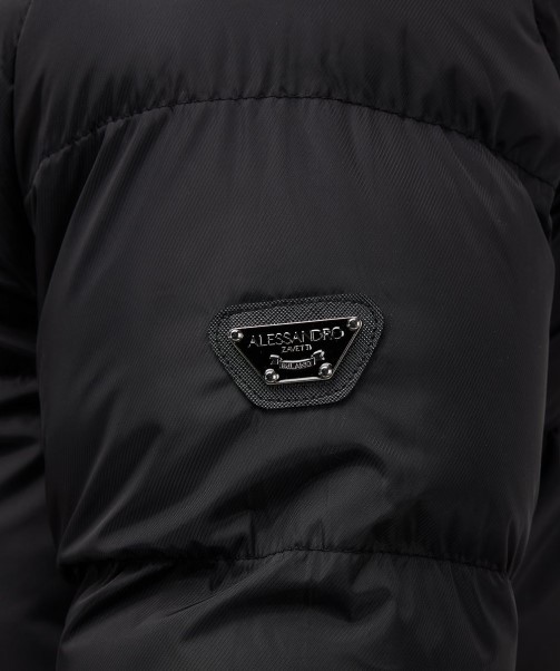 Torno Longline Puffer Jacket Navy Zavetti Canada