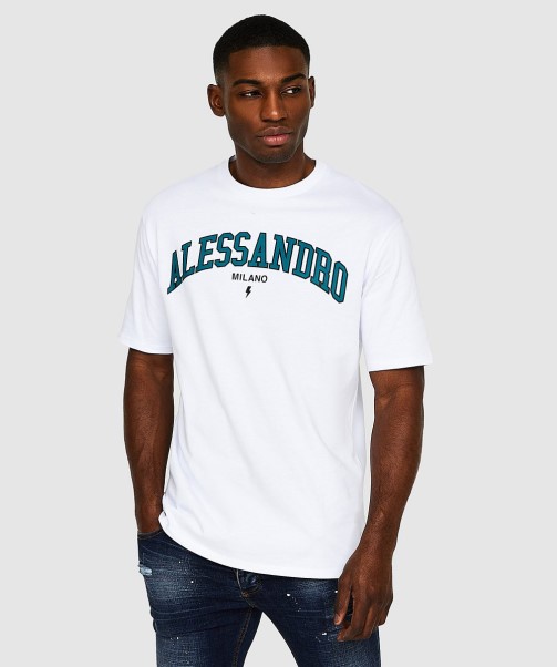 Zavetti Canada Challenger Relaxed T-Shirt Optic White