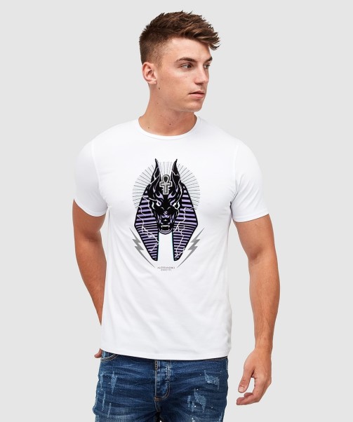 Optic White Zavetti Canada Anubis Lightning T-Shirt