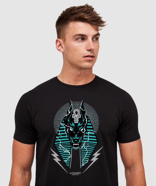 Optic White Zavetti Canada Anubis Lightning T-Shirt