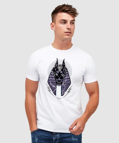 Optic White Zavetti Canada Anubis Lightning T-Shirt