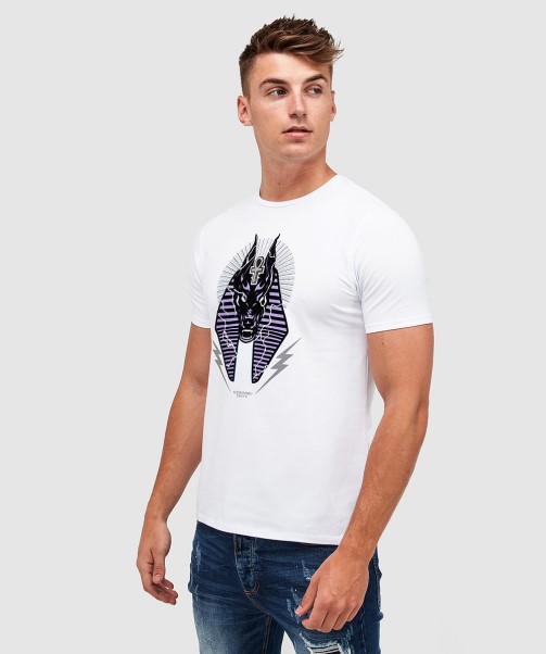 Optic White Zavetti Canada Anubis Lightning T-Shirt