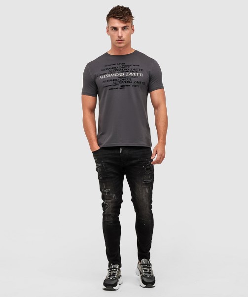 Novazzi T-Shirt Zavetti Canada Magnet Grey