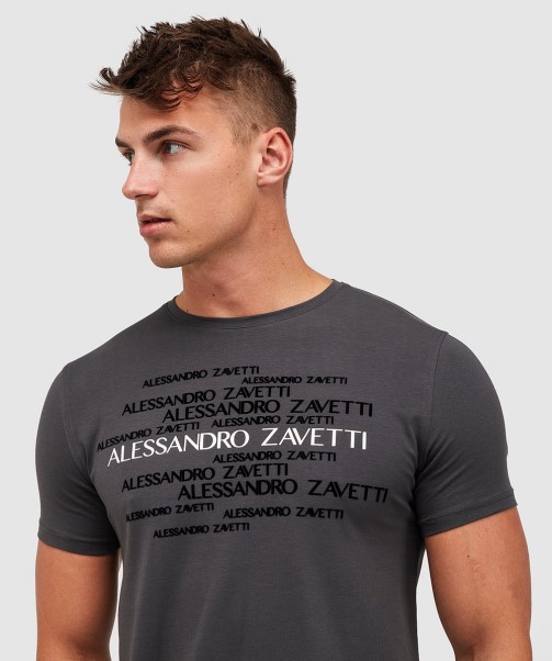 Novazzi T-Shirt Zavetti Canada Magnet Grey