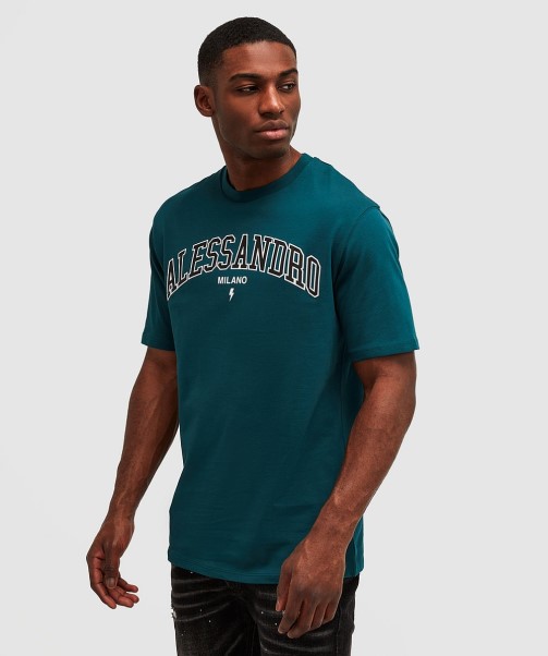 Zavetti Canada Challenger Relaxed T-Shirt Teal