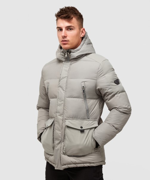 Zavetti Canada Grey Vero Puffer Jacket