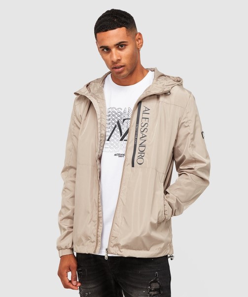 Zavetti Canada Aronio Windrunner Jacket Jet Black