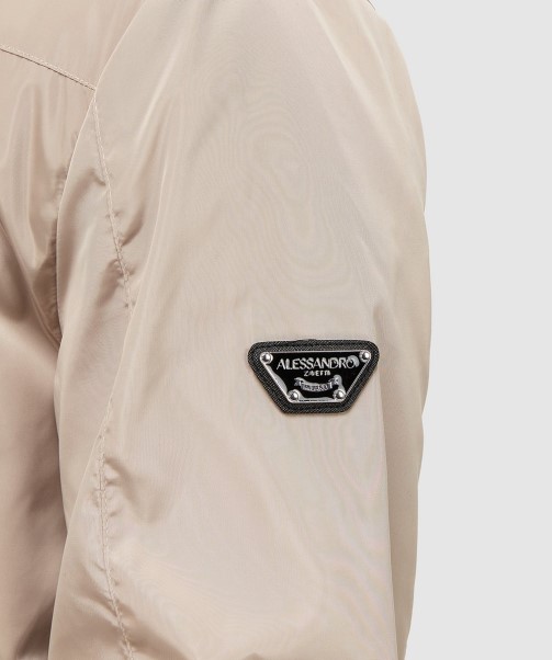 Zavetti Canada Aronio Windrunner Jacket Jet Black