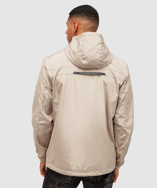 Zavetti Canada Aronio Windrunner Jacket Jet Black