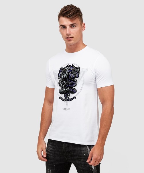 Optic White Zavetti Canada Aztec Viper T-Shirt