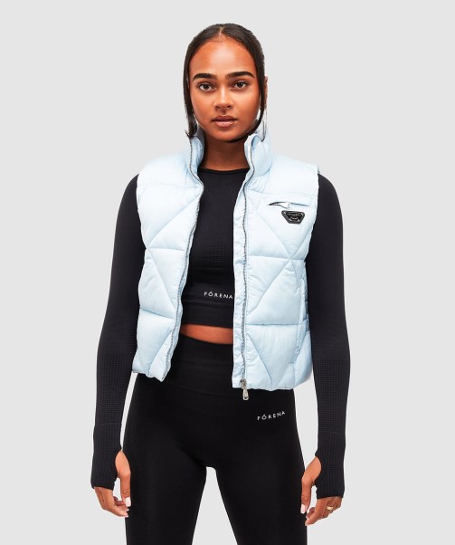 Zavetti Canada Ice Blue Womens Della Diamond Gilet