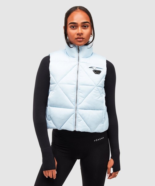 Zavetti Canada Ice Blue Womens Della Diamond Gilet