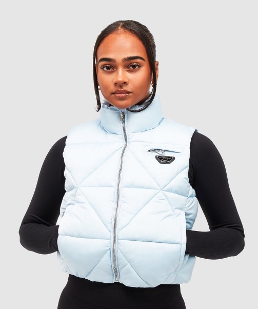 Zavetti Canada Ice Blue Womens Della Diamond Gilet