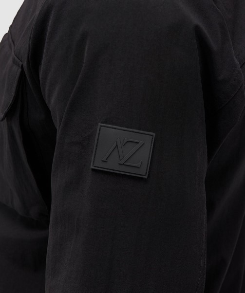 Charcoal Marcello Cargo Overshirt Zavetti Canada