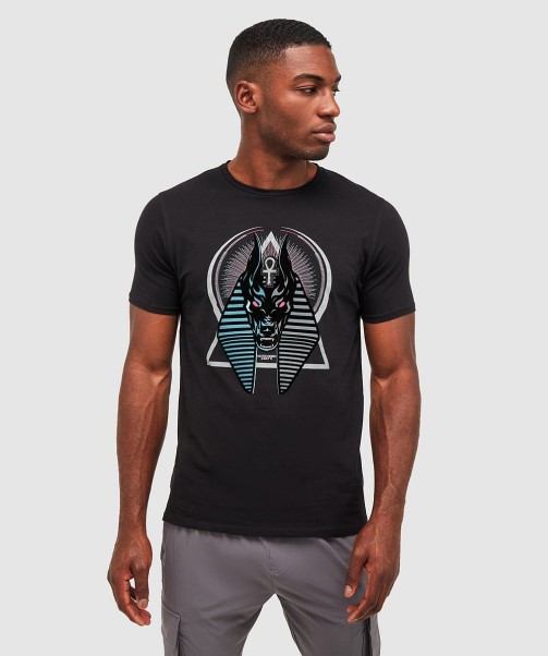 Zavetti Canada Anubis Split T-Shirt Jet Black