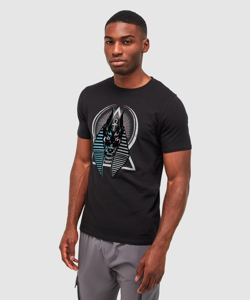 Zavetti Canada Anubis Split T-Shirt Jet Black