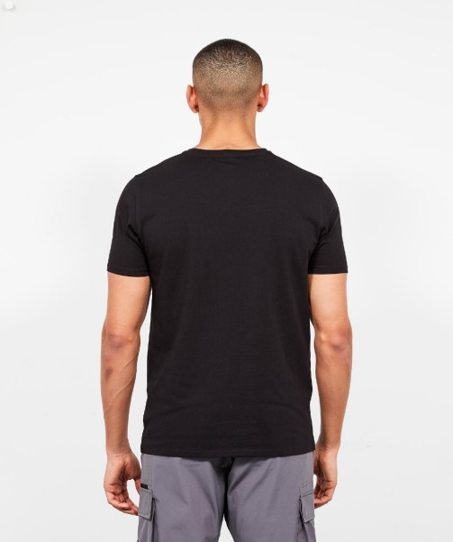 Aztec Stripe T-Shirt Zavetti Canada Black