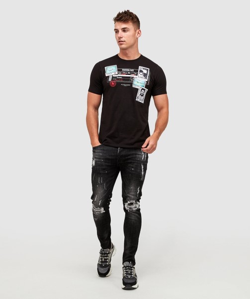 Zavetti Canada Jet Black Contraband T-Shirt