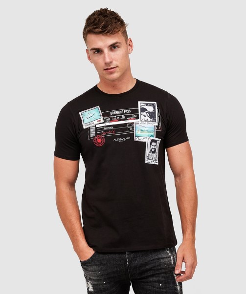Zavetti Canada Jet Black Contraband T-Shirt