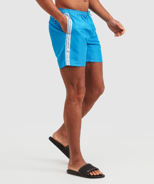 Zavetti Canada Rozzaro Tape Swim Short Blue